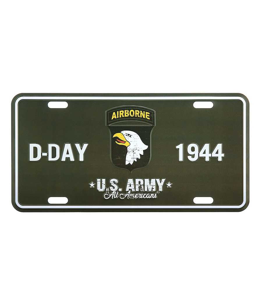 PLAQUE IMMATRICULATION D-DAY 101ST AIRBORNE