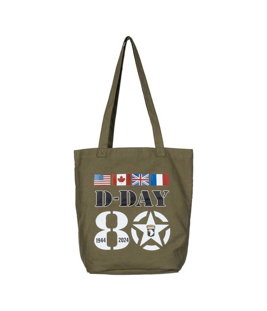 SAC EN TOILE SPÉCIAL 80 ANS D DAY DRAPEAUX