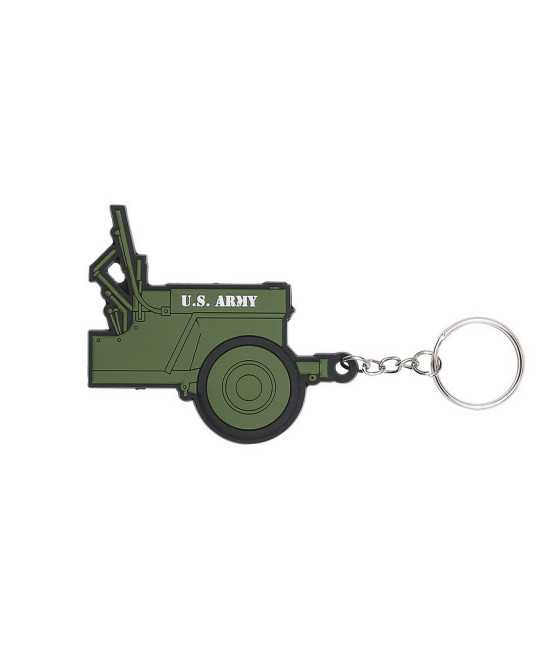 PORTE CLES 3D PVC JEEP US ARMY