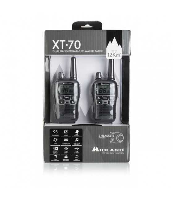 PACK RADIO PMR 446 XT70 MIDLAND