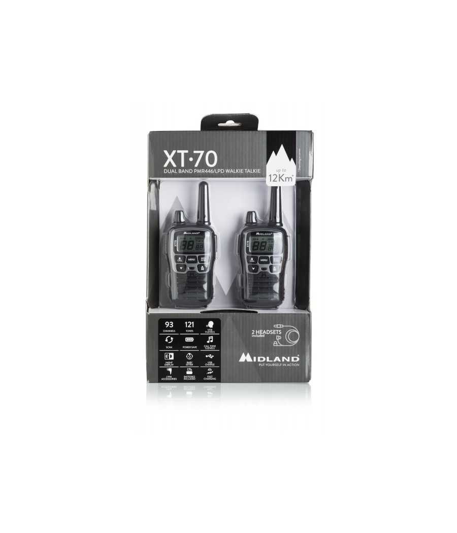 PACK RADIO PMR 446 XT70 MIDLAND