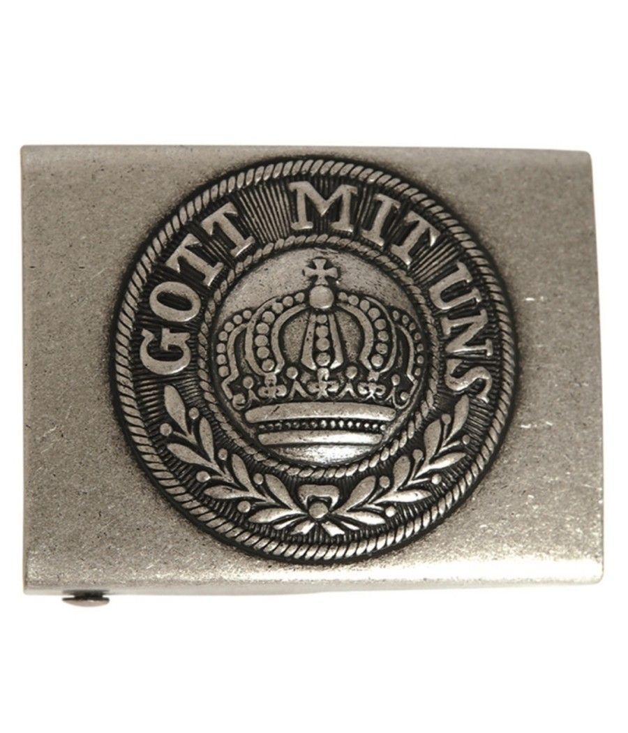 BOUCLE DE CEINTURON PRUSSIEN ARGENT