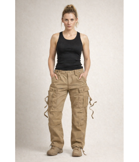 PANTALON M65 BANDIT FEMME CAMEL