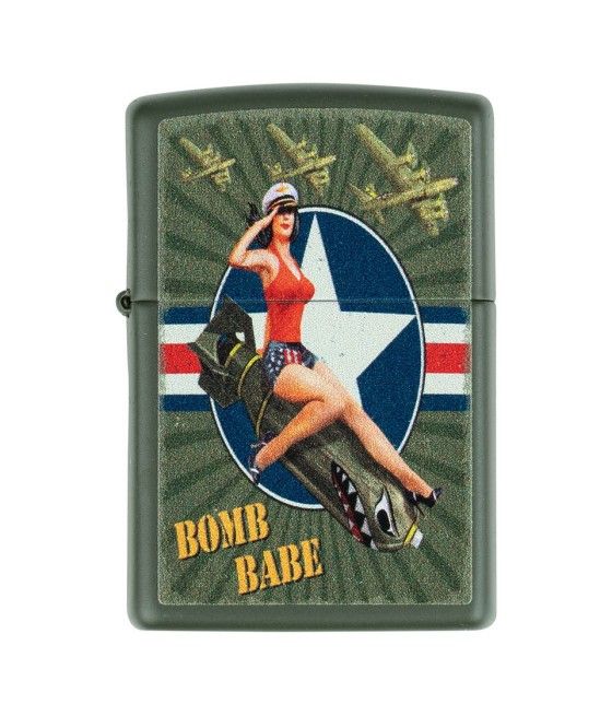 BRIQUET ZIPPO PIN UP BOMB BABE