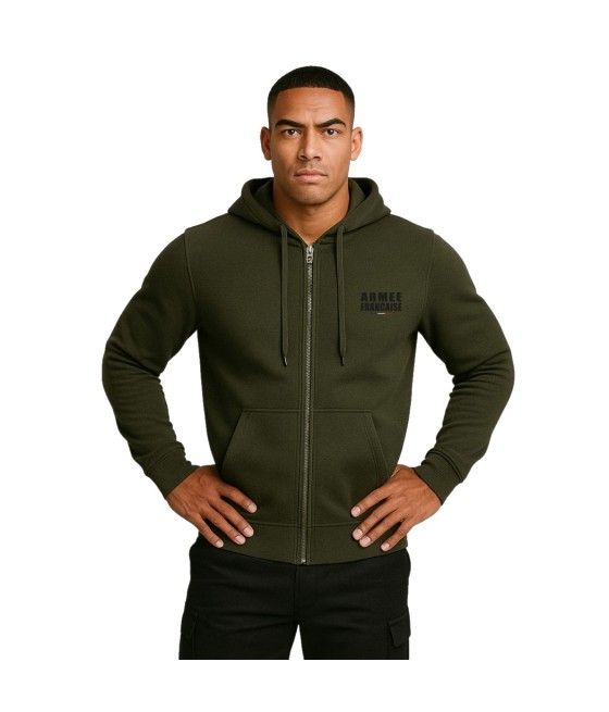 SWEAT SHIRT ZIPPÉ À CAPUCHE...