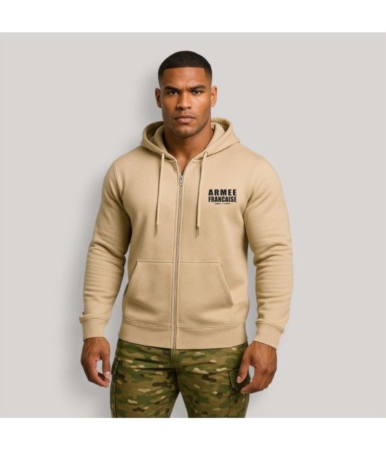 SWEAT SHIRT ZIPPÉ À CAPUCHE...