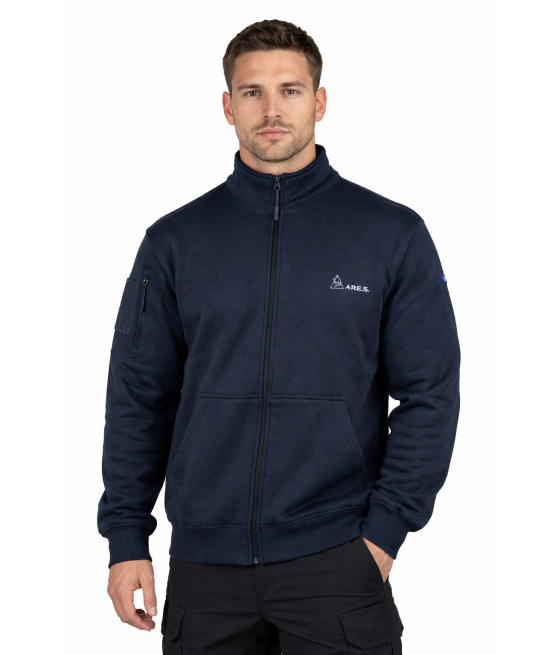 SWEAT SHIRT ZIPPÉ MARINE...