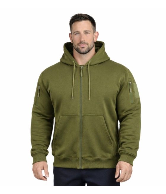 SWEAT SHIRT ZIPPÉ À CAPUCHE...