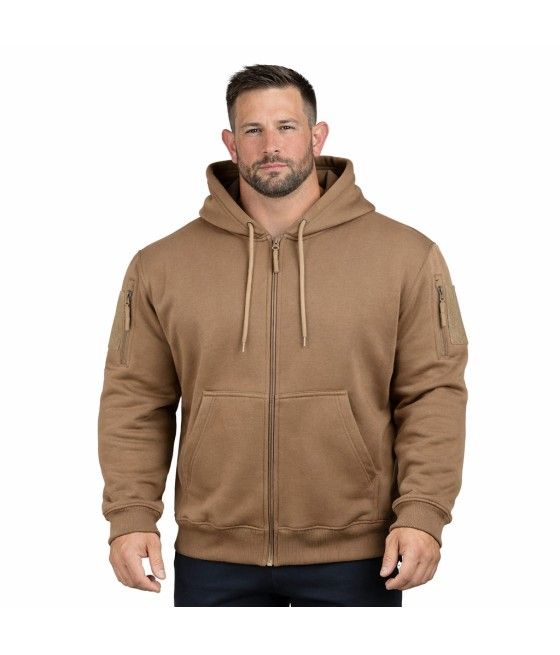 SWEAT SHIRT ZIPPÉ À CAPUCHE...