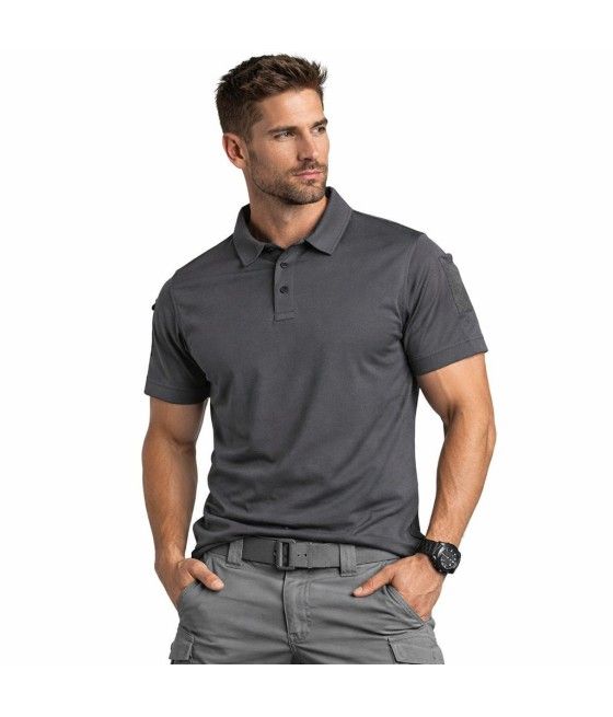POLO TACTIQUE QUICKDRY GRIS