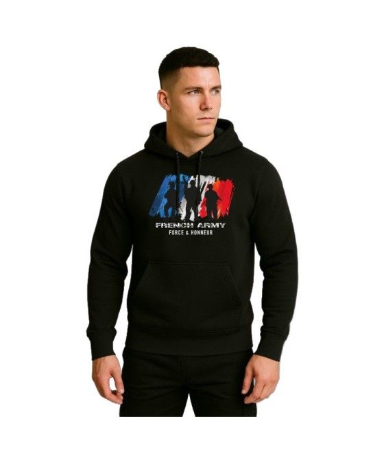 SWEAT SHIRT À CAPUCHE NOIR...