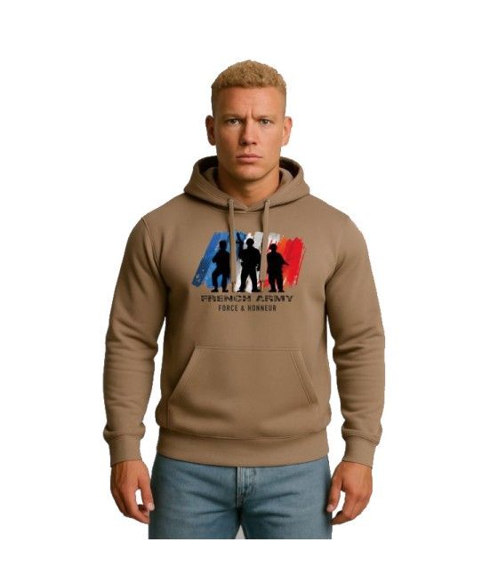 SWEAT SHIRT À CAPUCHE MOKA...