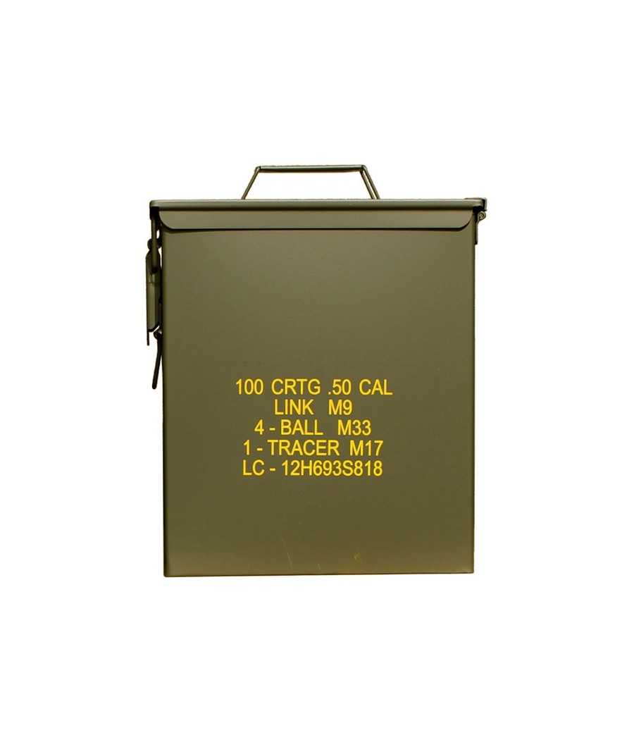 CAISSE A MUNITION US CALIBRE 50 HAUTE METAL