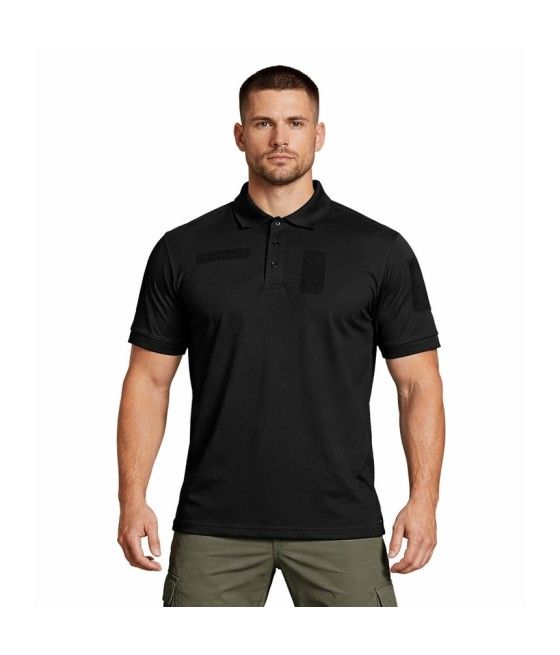 POLO TACTIQUE COOLMAX NOIR