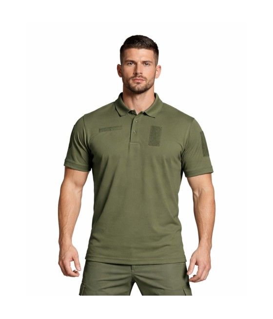 POLO TACTIQUE COOLMAX OLIVE