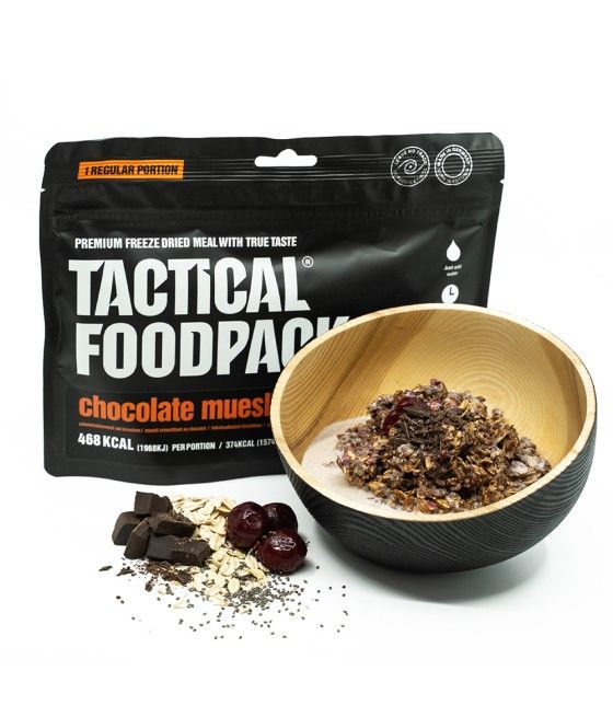 Tactical Foodpack muesli chocolat cerises petit déjeuner lyophilisé randonnée