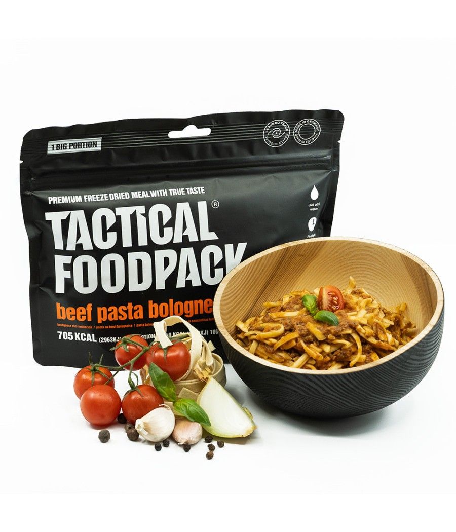 Tactical Foodpack pâtes bolognaise repas lyophilisé randonnée outdoor