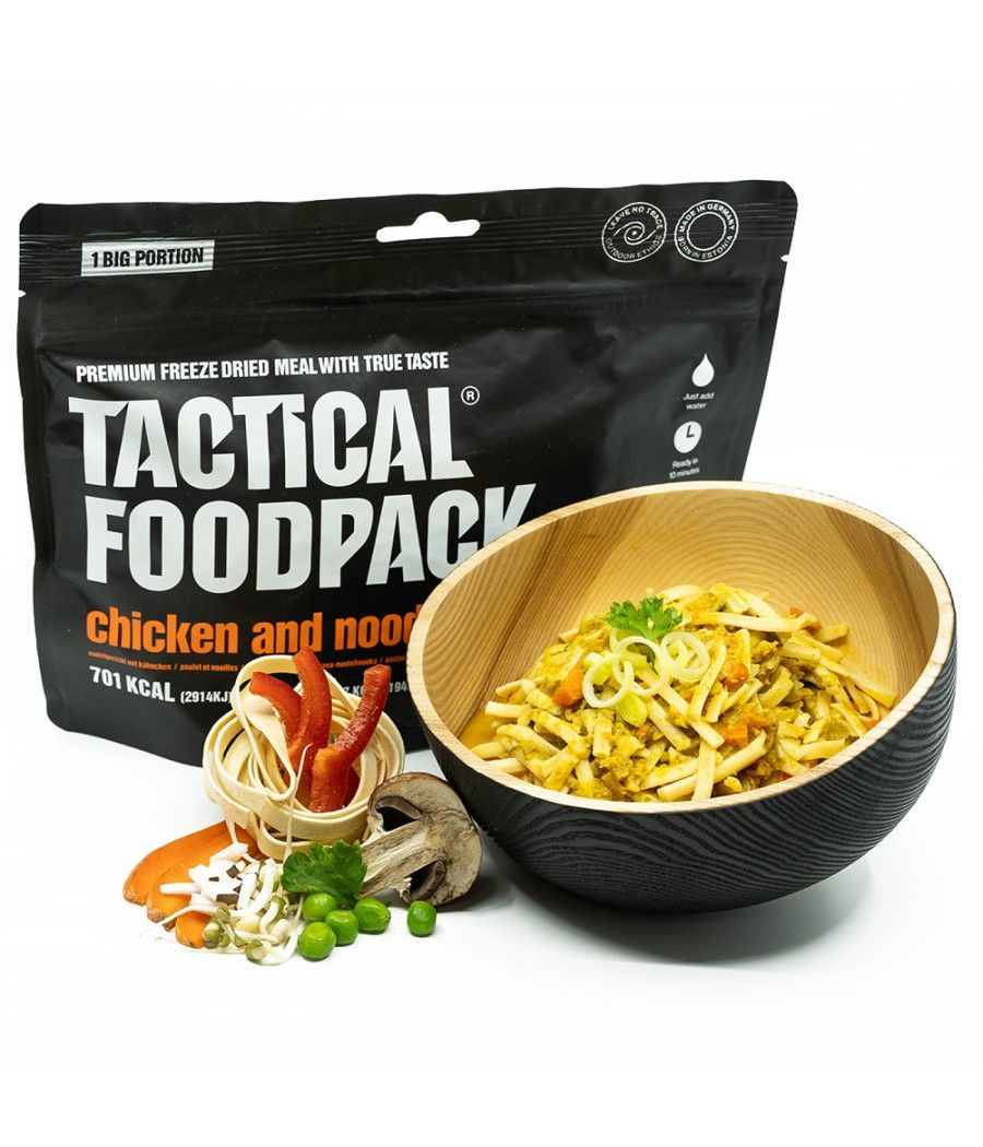 Tactical Foodpack nouilles poulet repas lyophilisé randonnée outdoor