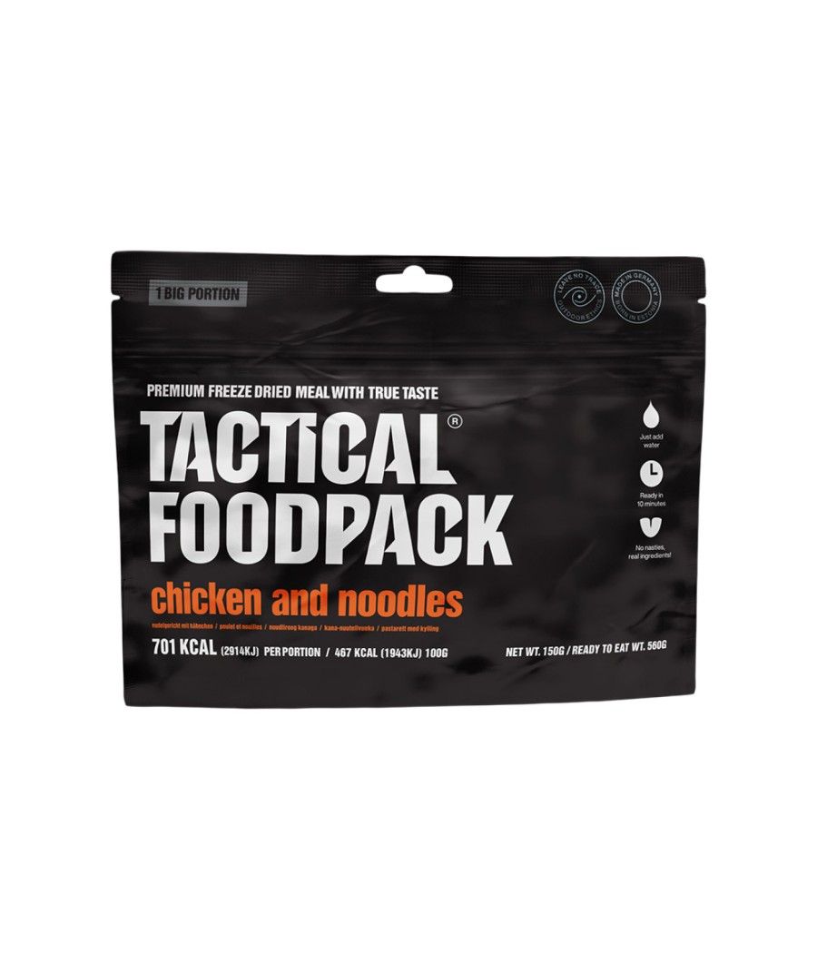 Ration de survie Tactical Foodpack nouilles poulet repas bivouac