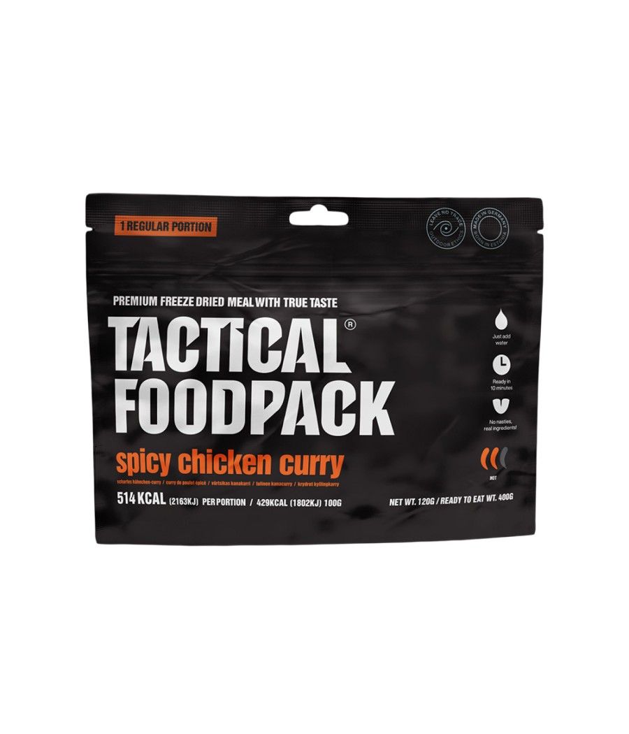 Ration de survie Tactical Foodpack poulet curry repas outdoor