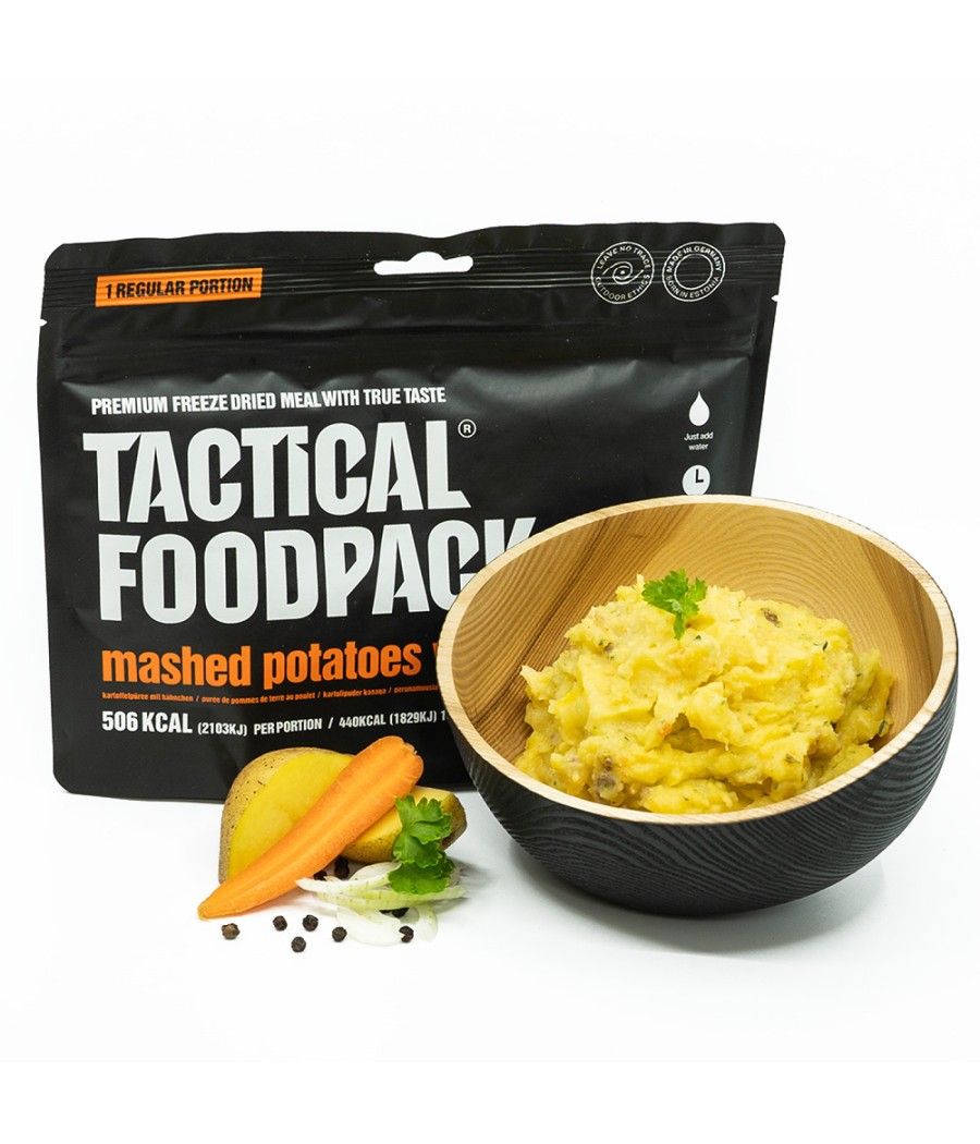 Tactical Foodpack purée pommes de terre poulet repas lyophilisé randonnée
