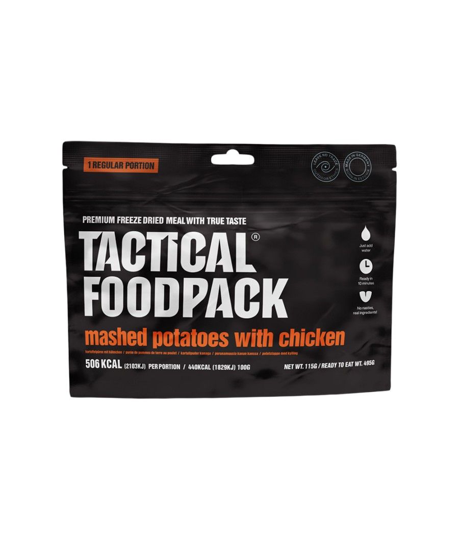 Ration de survie Tactical Foodpack purée poulet repas bivouac