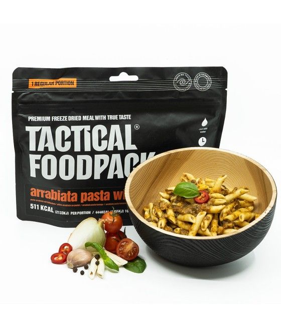 Tactical Foodpack pâtes arrabiata poulet repas lyophilisé randonnée