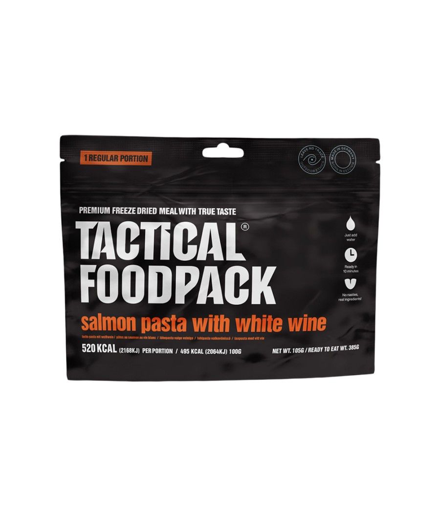 Ration de survie Tactical Foodpack pâtes au saumon repas bivouac