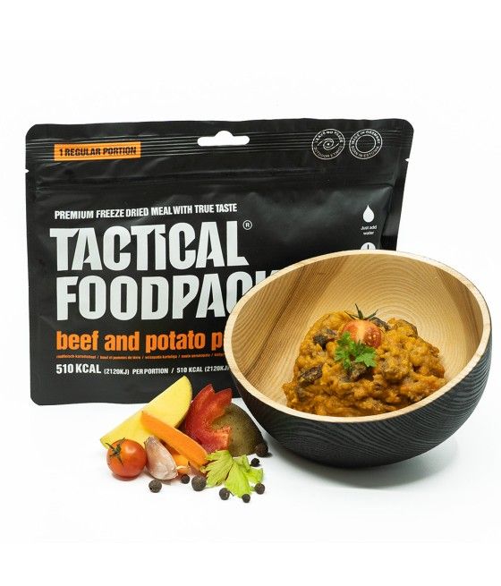 Tactical Foodpack bœuf pommes de terre repas lyophilisé randonnée