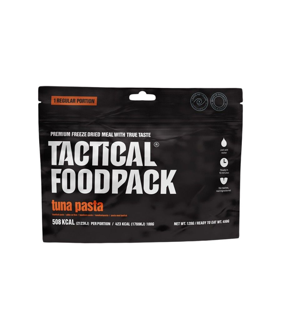 Ration de survie Tactical Foodpack pâtes au thon repas bivouac