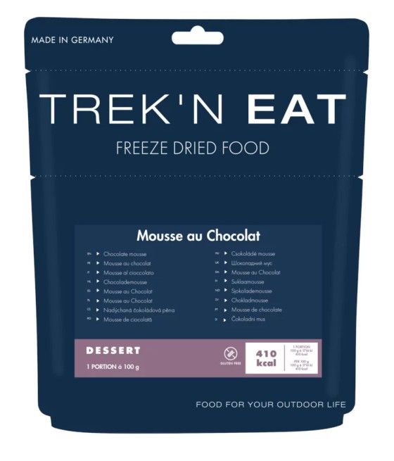 Trek’n Eat mousse au chocolat dessert lyophilisé randonnée