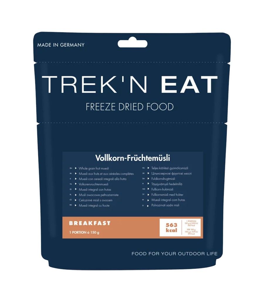 Trek’n Eat muesli céréales complètes petit déjeuner lyophilisé randonnée