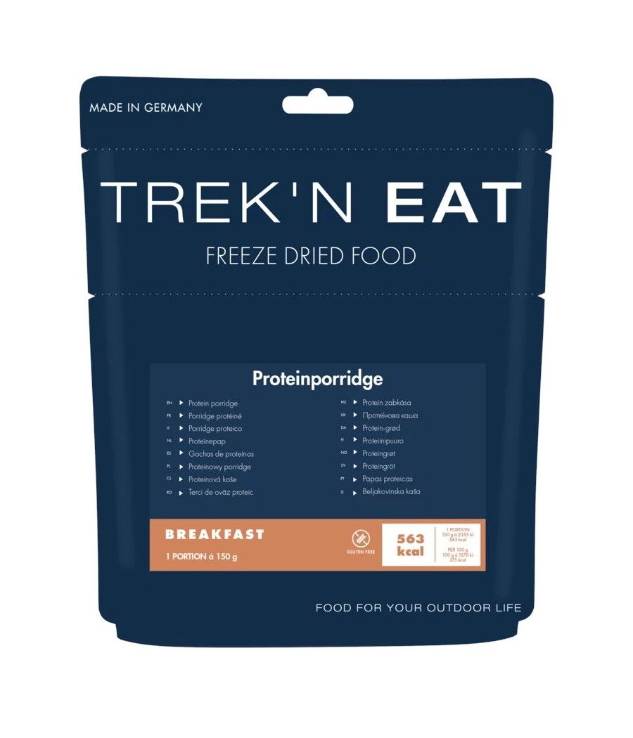 Trek’n Eat porridge protéiné avoine pomme petit déjeuner lyophilisé randonnée
