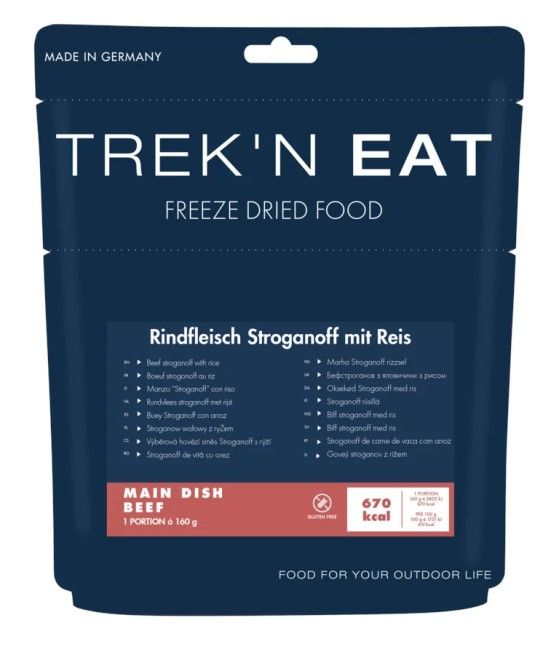 Trek’n Eat bœuf stroganoff repas lyophilisé randonnée