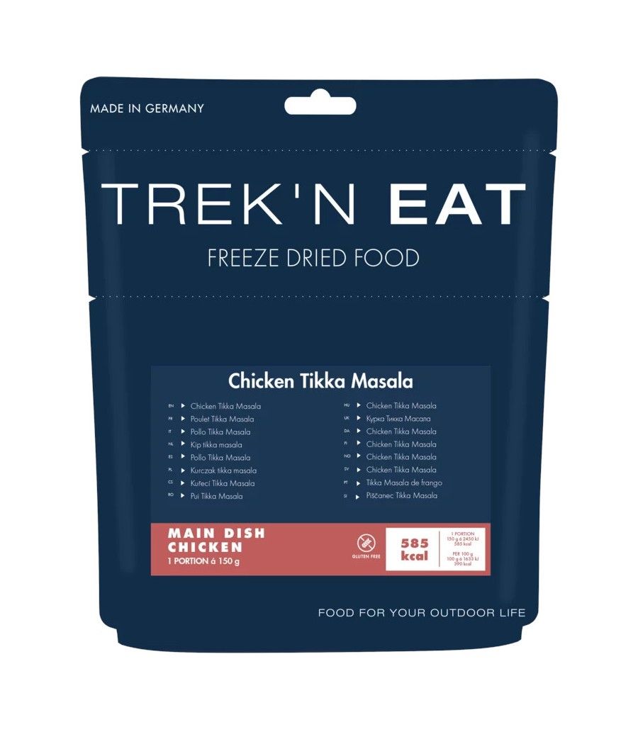 Trek’n Eat poulet tikka masala repas lyophilisé randonnée