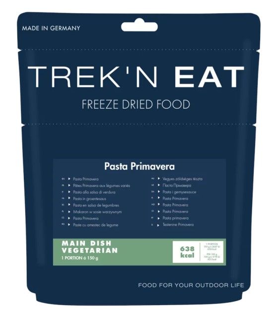 Trek’n Eat pâtes primavera repas lyophilisé randonnée