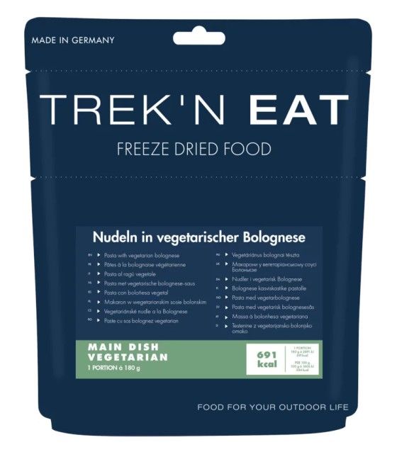 Trek’n Eat pâtes bolognaise végétarienne repas lyophilisé randonnée