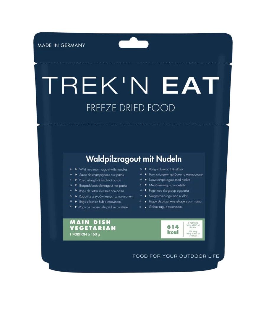 Trek’n Eat sauté champignons pâtes repas lyophilisé randonnée