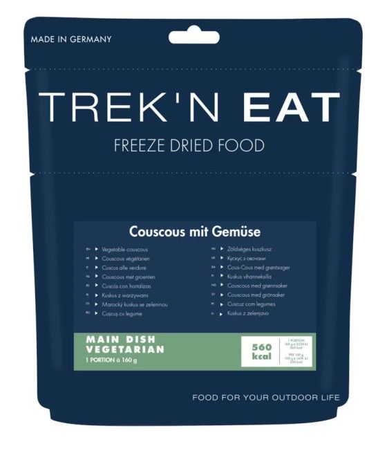 Trek’n Eat couscous végétarien repas lyophilisé randonnée