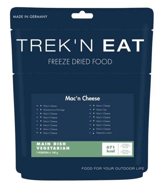 Trek’n Eat macaroni fromage repas lyophilisé randonnée