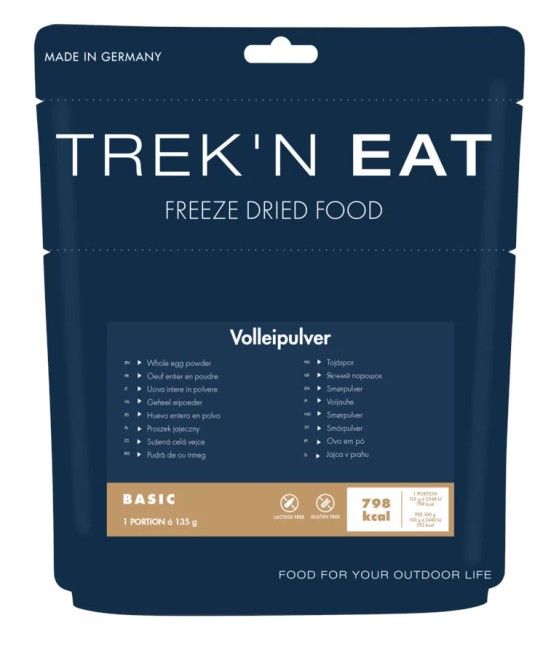 Trek’n Eat œufs en poudre ration randonnée bivouac