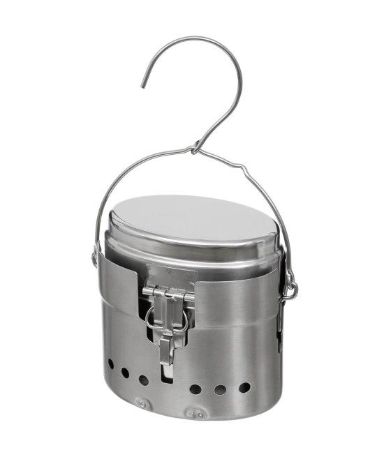 Gamelle M40 en inox kit de cuisine de camping 3 pièces