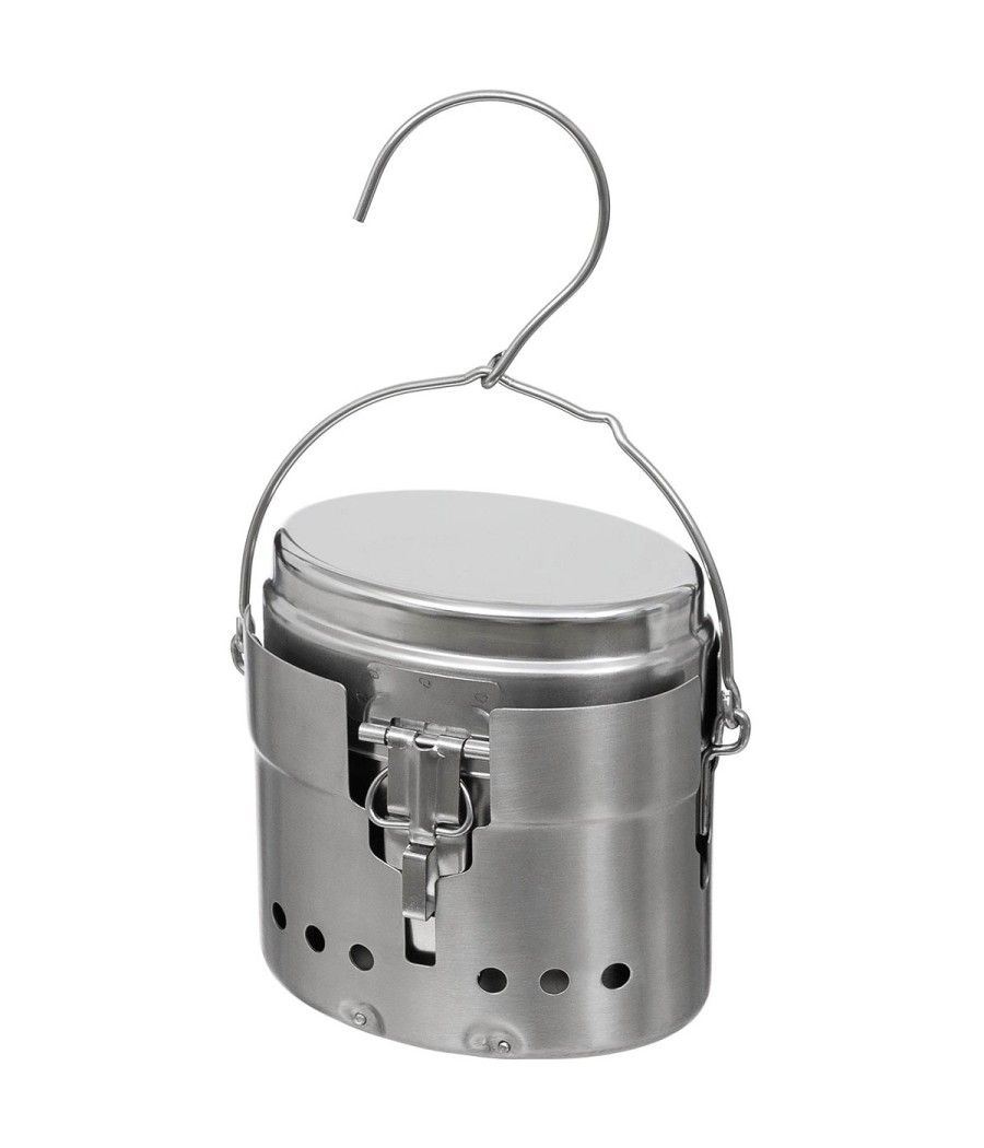Gamelle M40 en inox kit de cuisine de camping 3 pièces