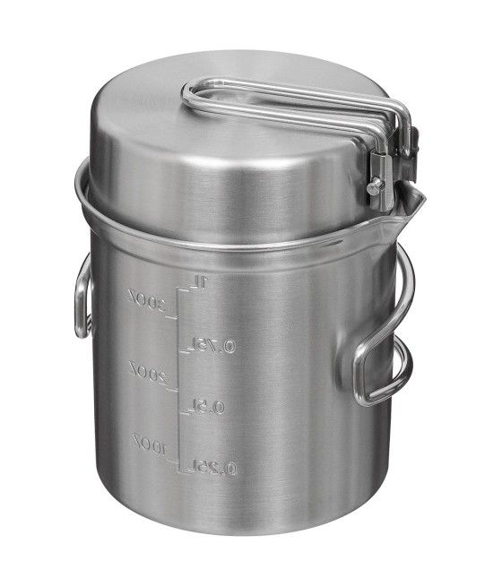 Casserole de la popote Travel avec graduation intérieure
