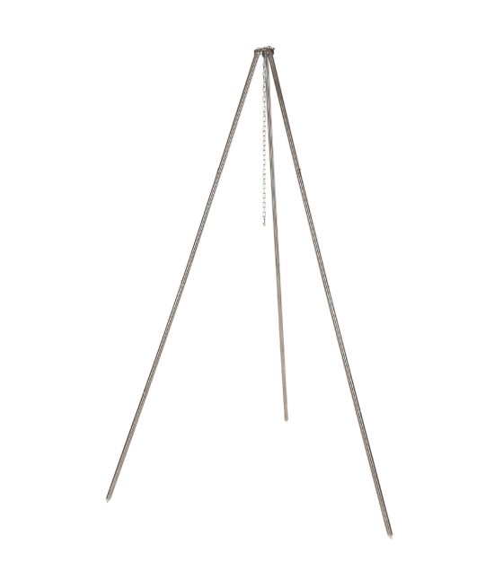 Trépied de cuisson pour feu de camp réglable jusqu’à 1,90 m