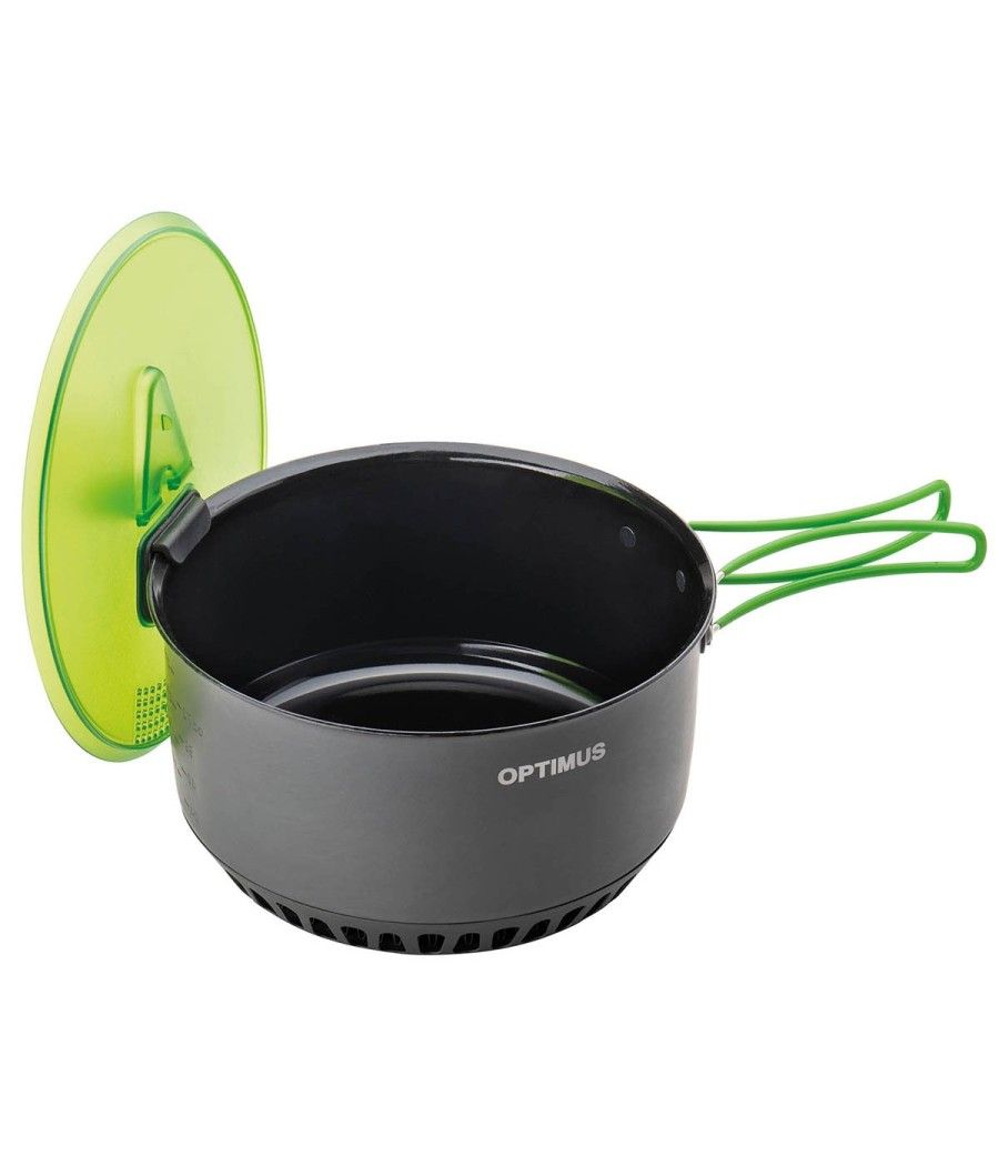 Popote camping Optimus Terra Camp avec casseroles et poêle