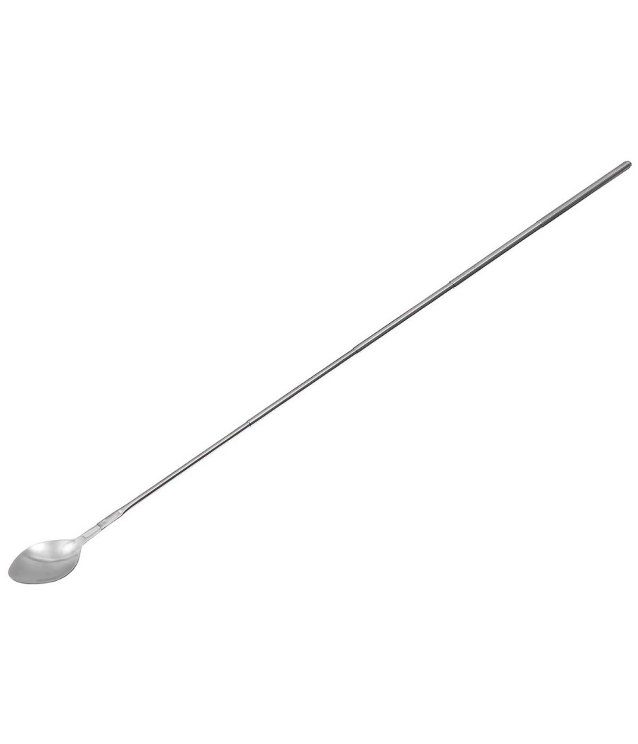 Cuillère camping extensible inox pour cuisine outdoor et bivouac