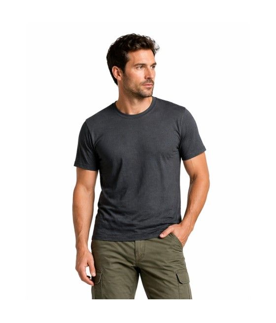 T shirt STRONG A10 Equipment bleu marine coton épais 210g