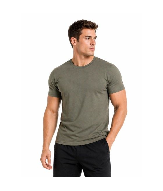 T shirt STRONG A10 Equipment kaki coton épais 210g