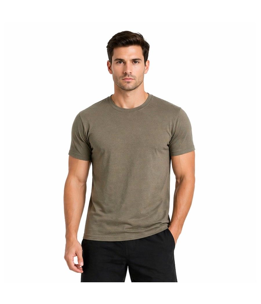 Tee shirt militaire kaki coton léger 140g